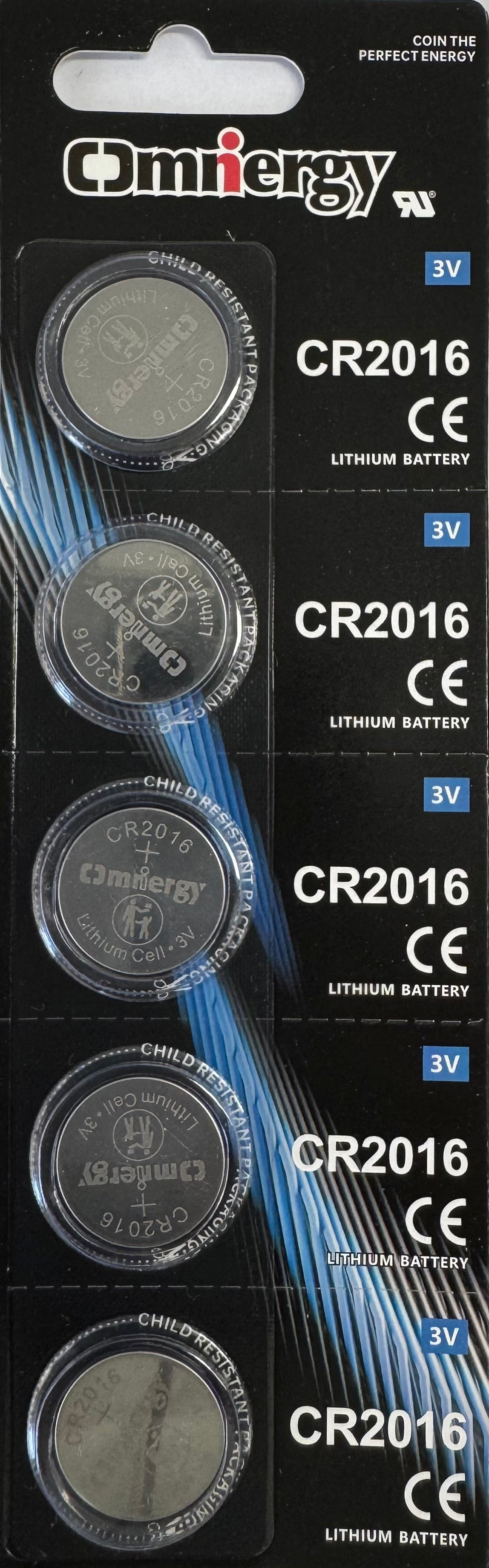 סוללת CR 2016- מחיר ל 5 יחידות