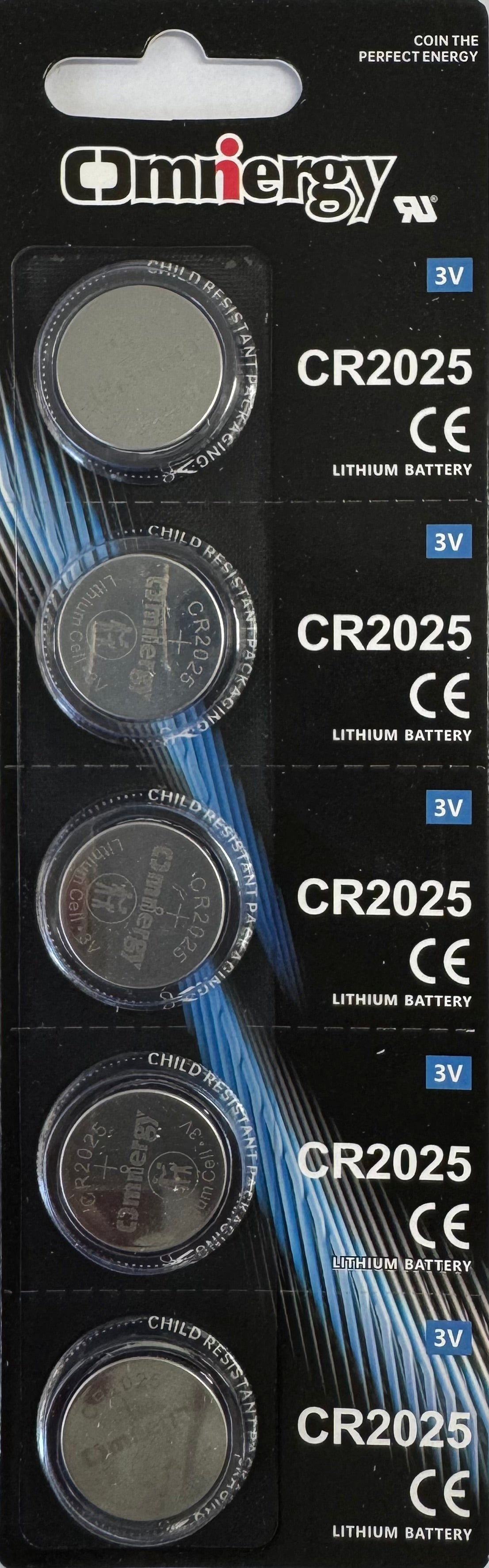 סוללת CR 2025- מחיר ל 5 יחידות