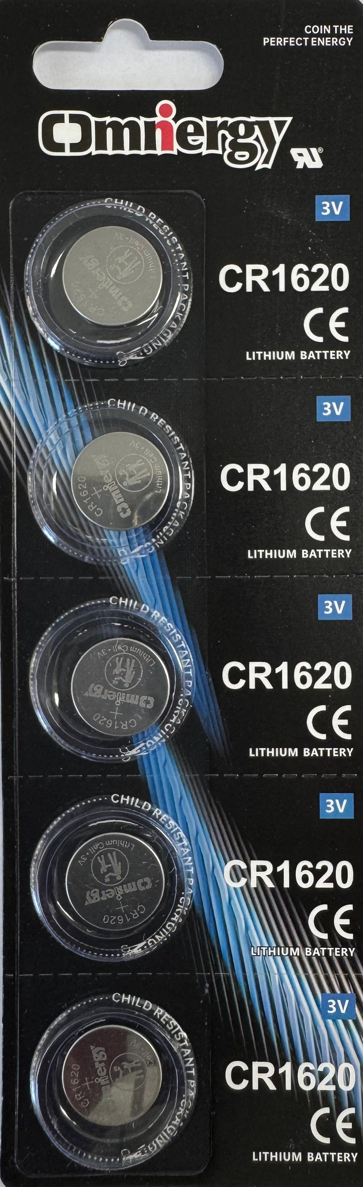 סוללת CR 1620- מחיר ל 5 יחידות