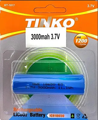 סוללות ליתיום 18650 MAH -3000- מחיר ליחידה אחת