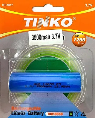 סוללות ליתיום 18650 MAH – 3500- מחיר ליחידה אחת