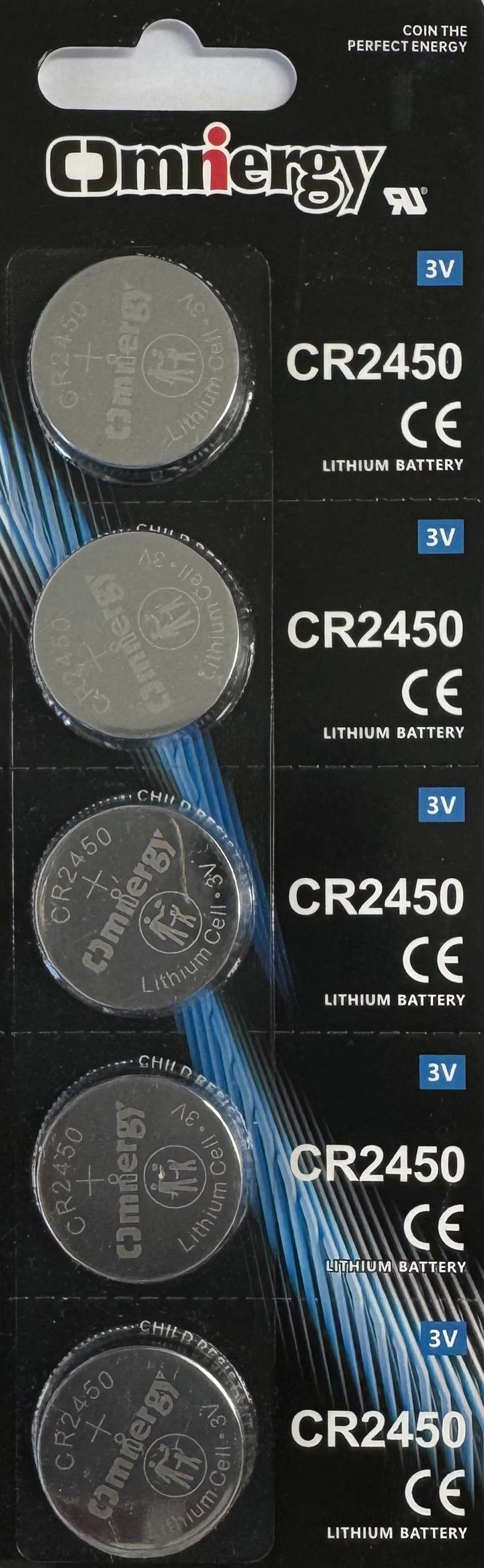 סוללת CR 2450- מחיר ל 5 יחידות