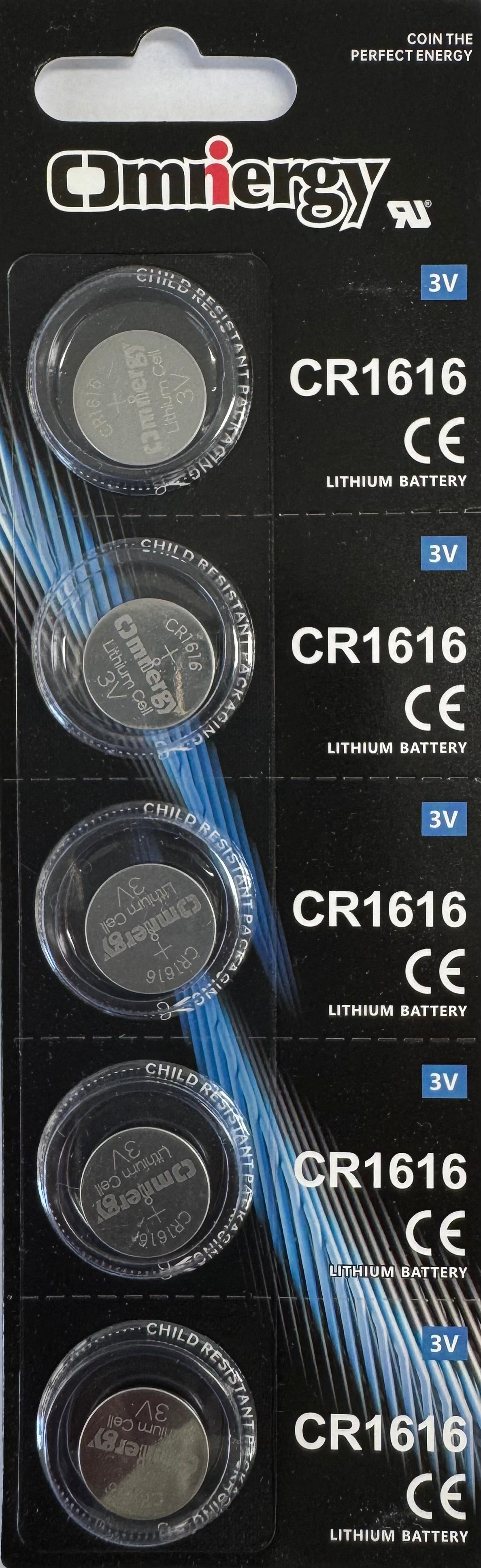 סוללת CR 1616- מחיר ל 5 יחידות