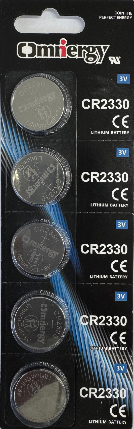 סוללת CR 2330 - מחיר ל 5 יחידות