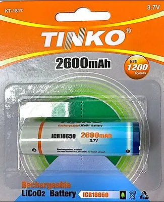 סוללות ליתיום 18650   MAH  - 2600- מחיר ליחידה אחת